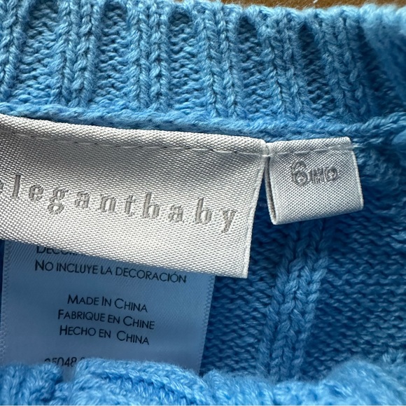 Elegant Baby Sweater & Beanie Set NWT 6M - Picture 3 of 4